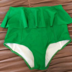 Kortni Jeane Peplum Swim Bottoms, XS